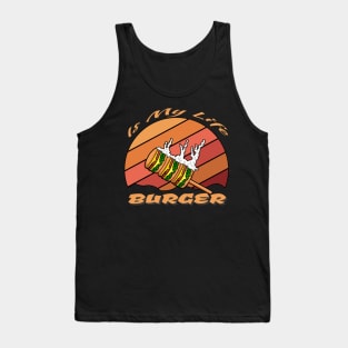 burger is my valentine Tank Top